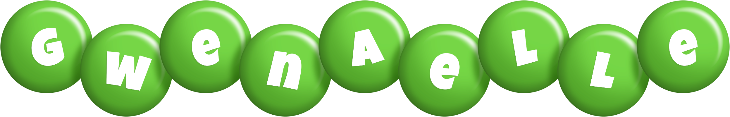 Gwenaelle candy-green logo