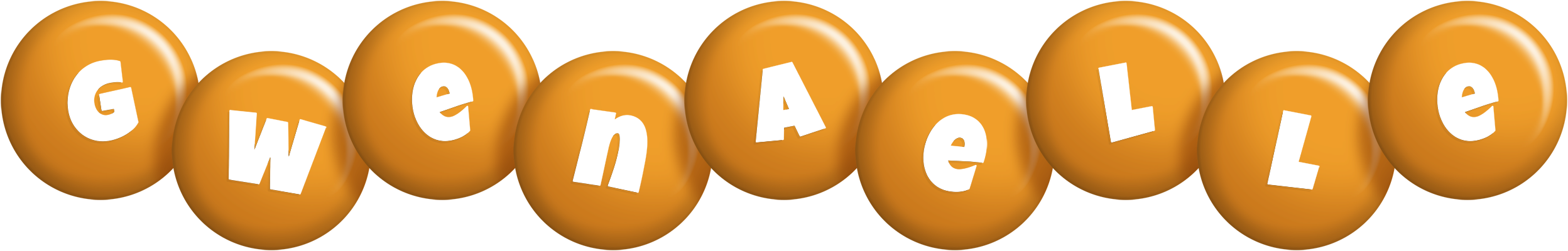 Gwenaelle candy-orange logo
