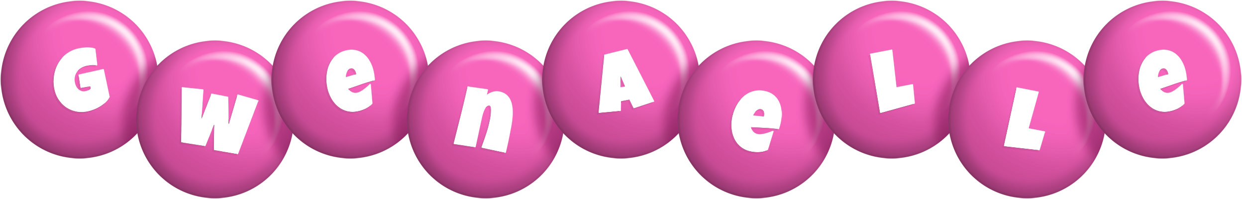 Gwenaelle candy-pink logo