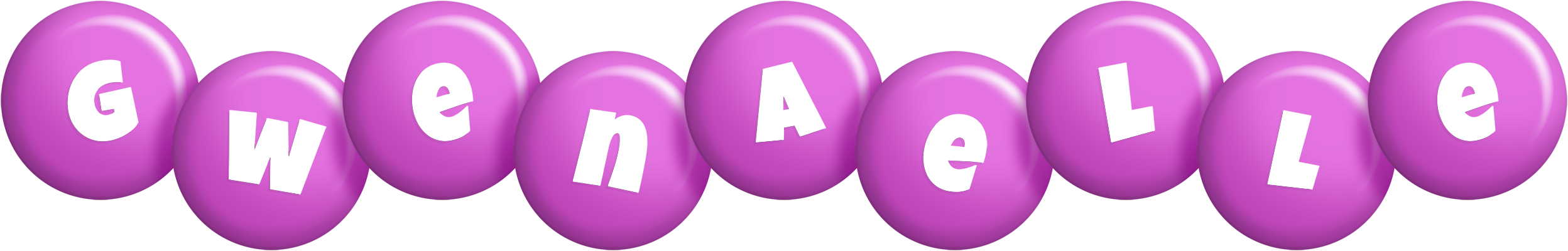 Gwenaelle candy-purple logo