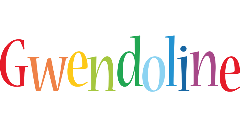 Gwendoline birthday logo