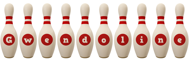 Gwendoline bowling-pin logo