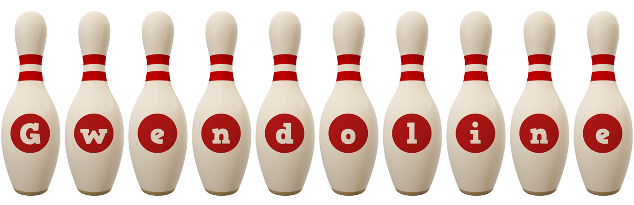 Gwendoline bowling-pin logo