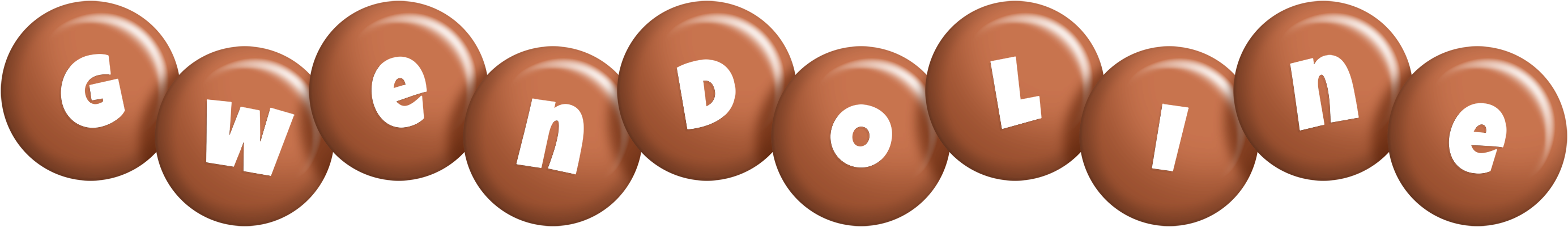 Gwendoline candy-brown logo