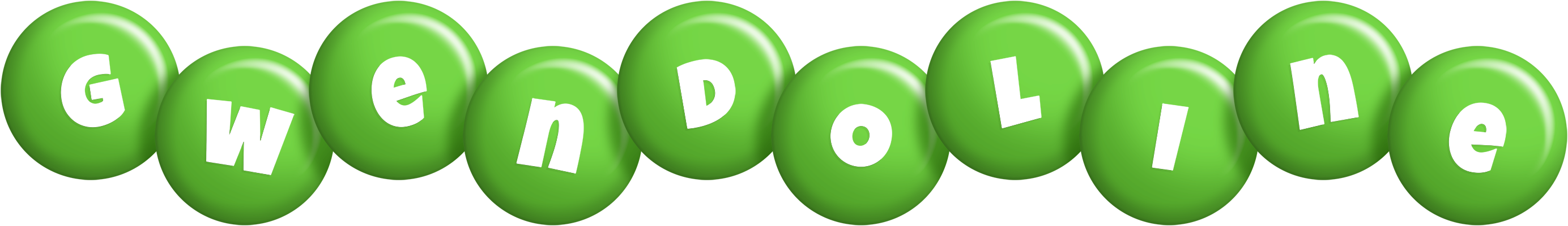 Gwendoline candy-green logo