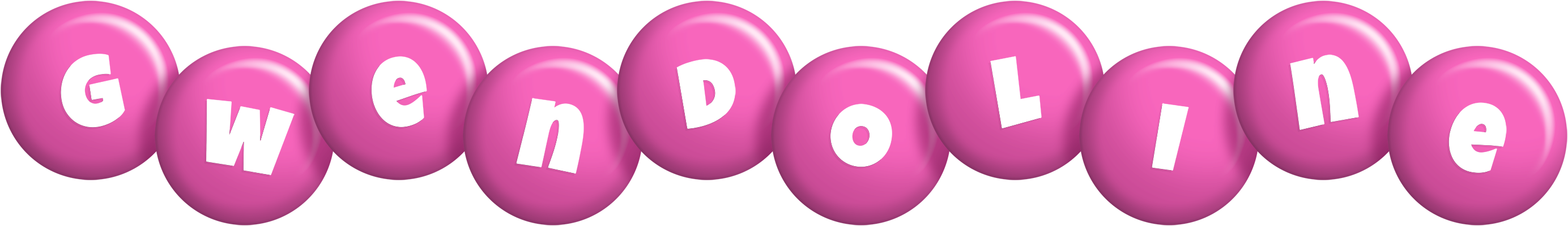 Gwendoline candy-pink logo