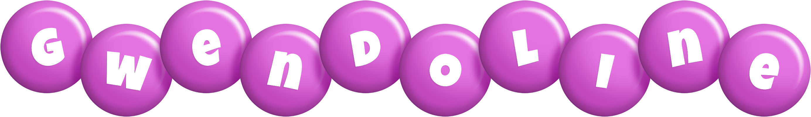 Gwendoline candy-purple logo