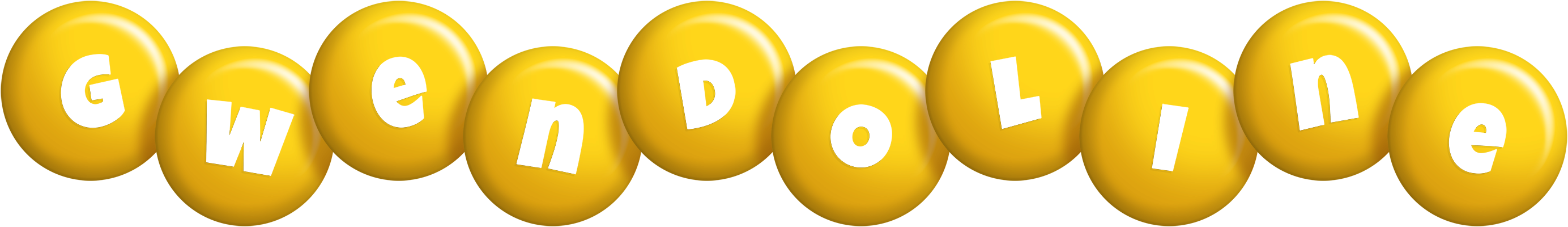 Gwendoline candy-yellow logo