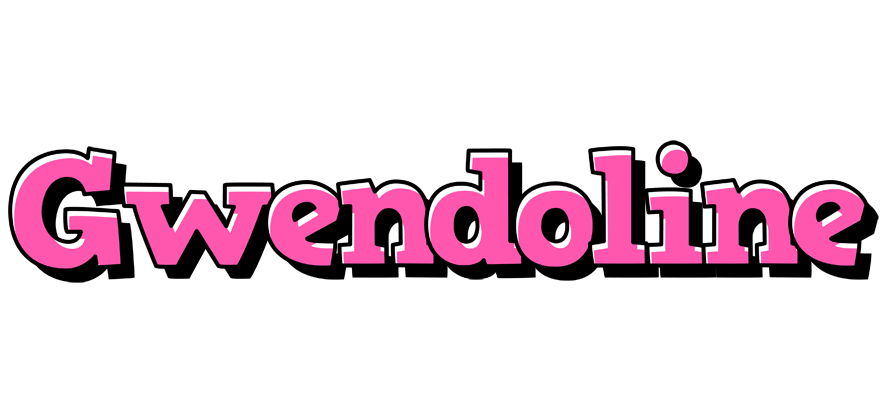 Gwendoline girlish logo