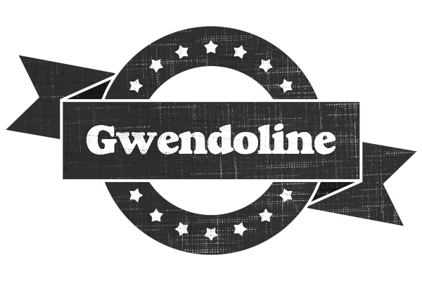 Gwendoline grunge logo
