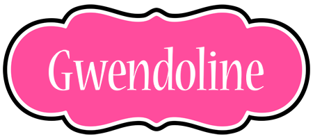 Gwendoline invitation logo