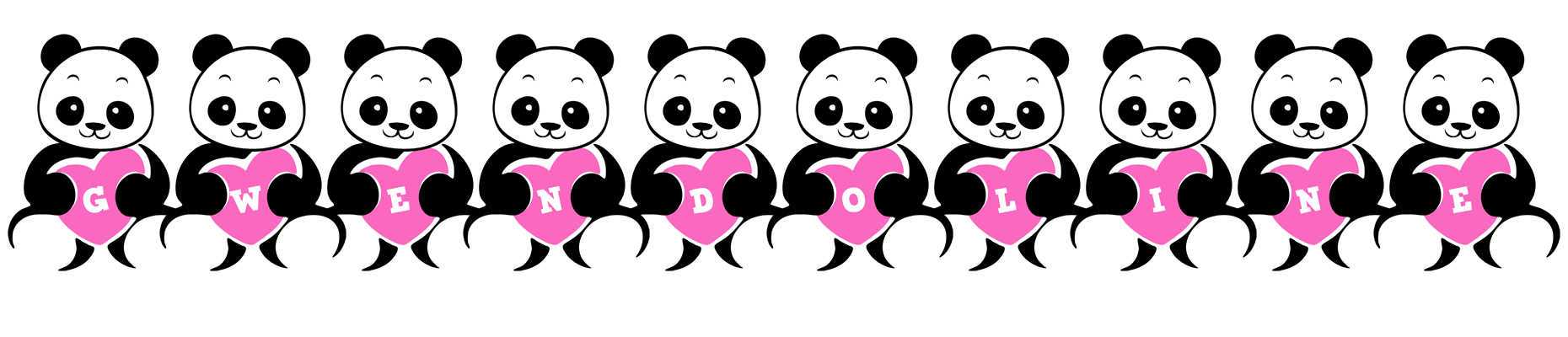 Gwendoline love-panda logo