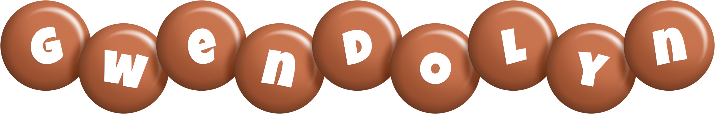 Gwendolyn candy-brown logo