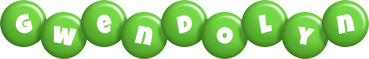 Gwendolyn candy-green logo