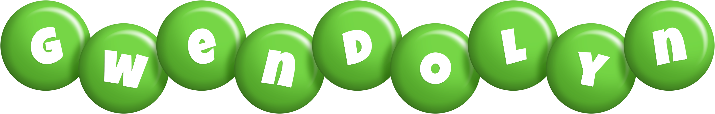 Gwendolyn candy-green logo
