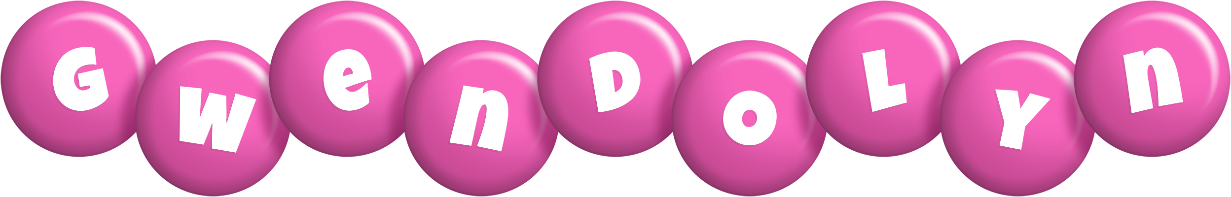Gwendolyn candy-pink logo