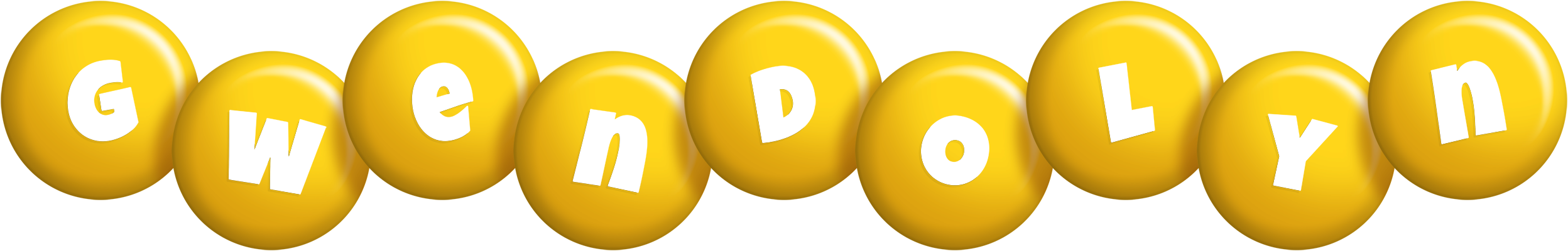 Gwendolyn candy-yellow logo