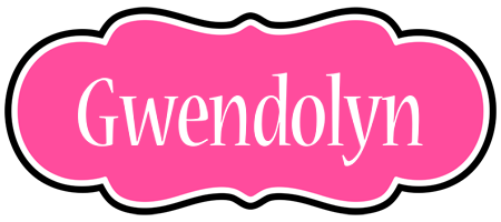 Gwendolyn invitation logo