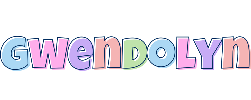 Gwendolyn pastel logo