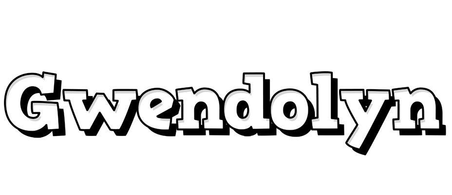 Gwendolyn snowing logo