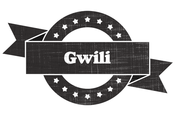 Gwili grunge logo