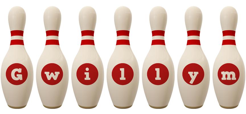 Gwillym bowling-pin logo