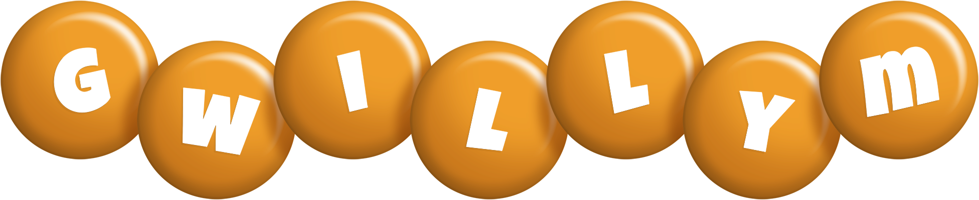 Gwillym candy-orange logo