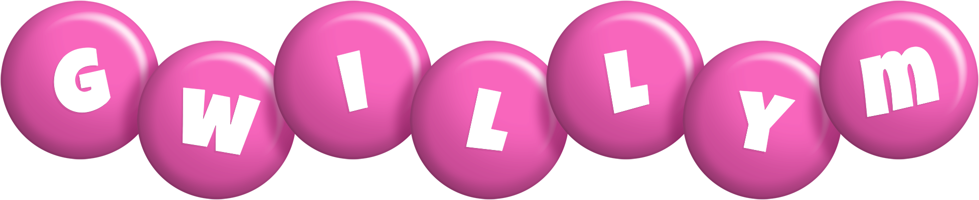 Gwillym candy-pink logo