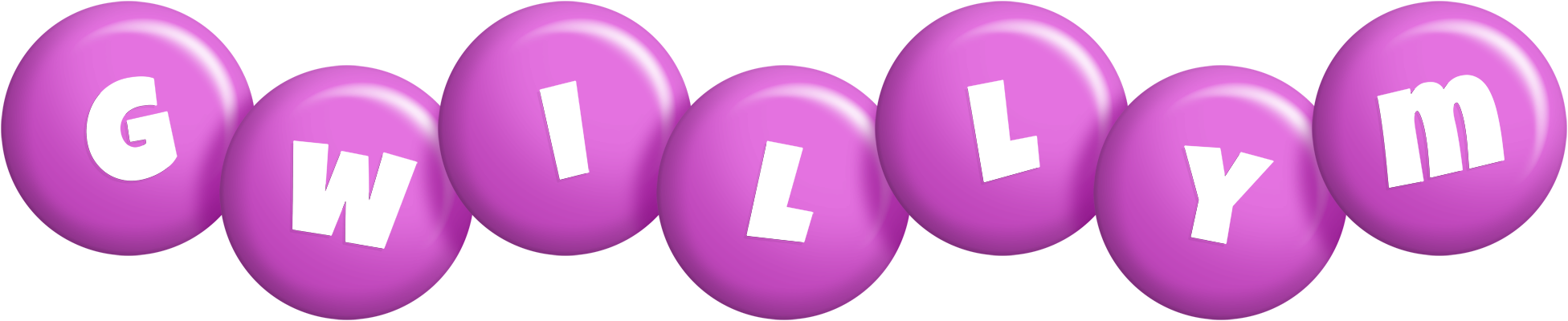 Gwillym candy-purple logo