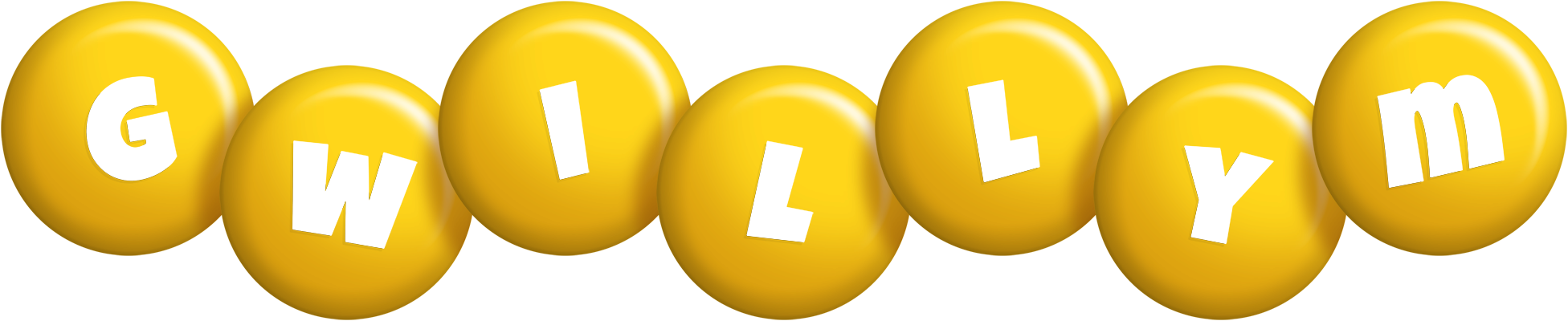 Gwillym candy-yellow logo