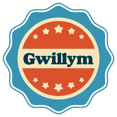 Gwillym labels logo