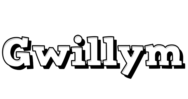 Gwillym snowing logo