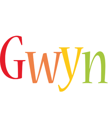 Gwyn birthday logo