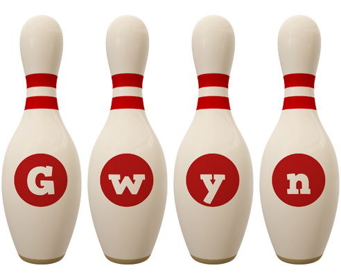 Gwyn bowling-pin logo