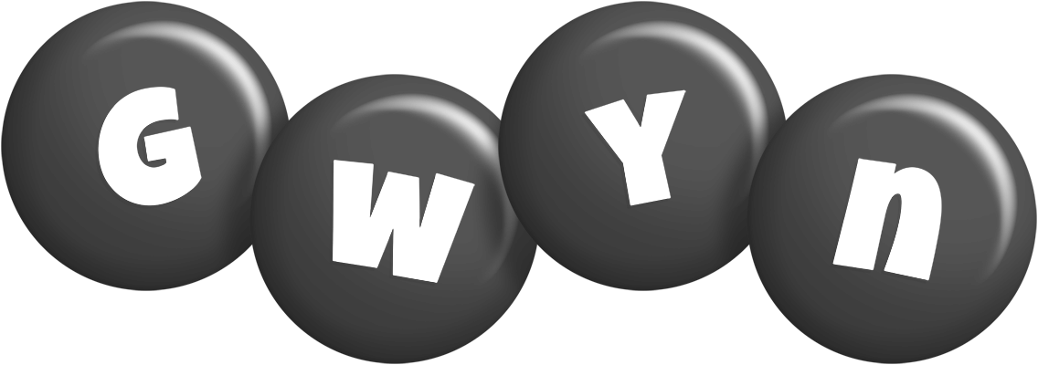 Gwyn candy-black logo