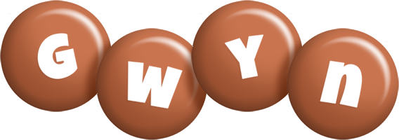 Gwyn candy-brown logo