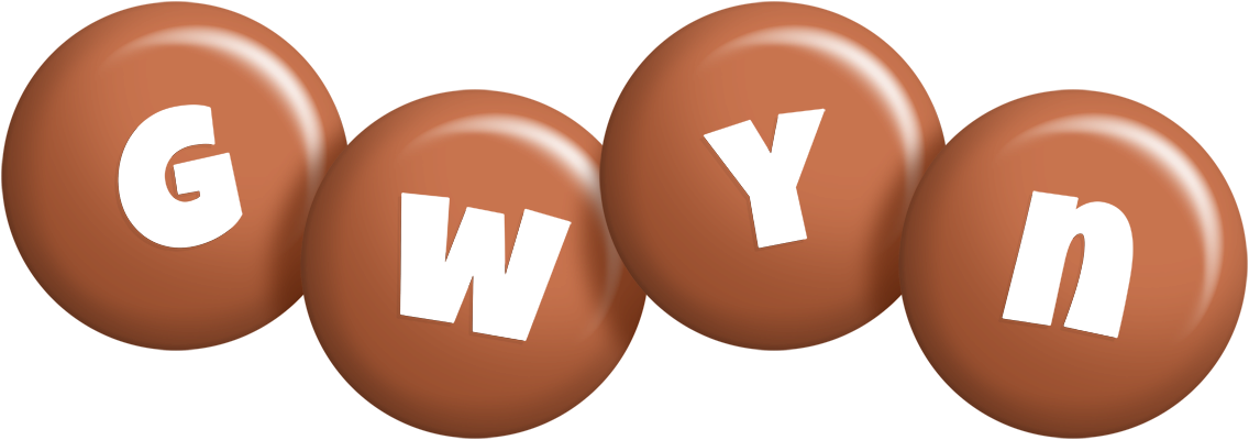 Gwyn candy-brown logo