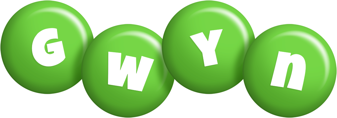 Gwyn candy-green logo