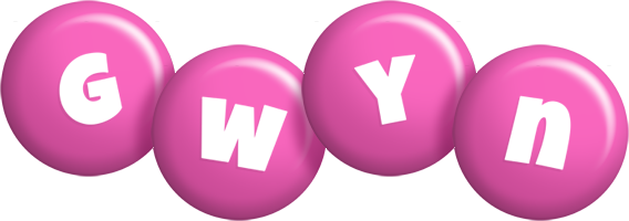 Gwyn candy-pink logo