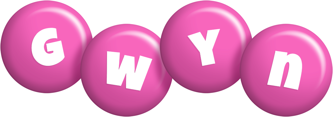 Gwyn candy-pink logo
