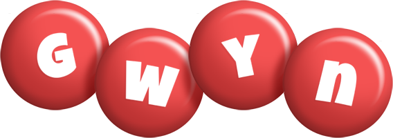 Gwyn candy-red logo