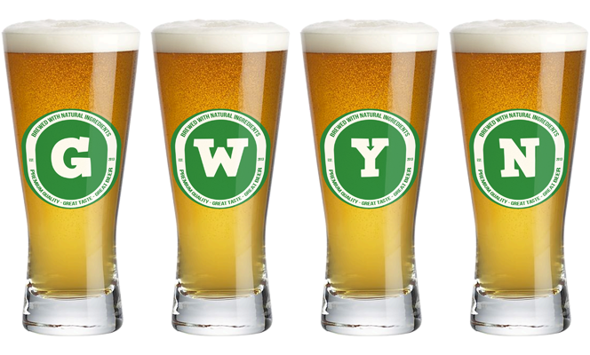 Gwyn lager logo