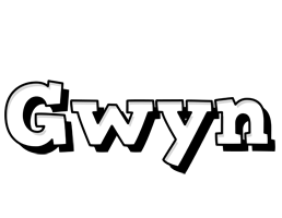 Gwyn snowing logo