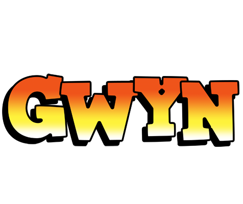 Gwyn sunset logo
