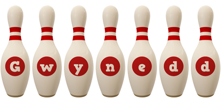 Gwynedd bowling-pin logo