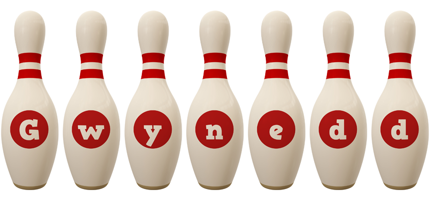 Gwynedd bowling-pin logo