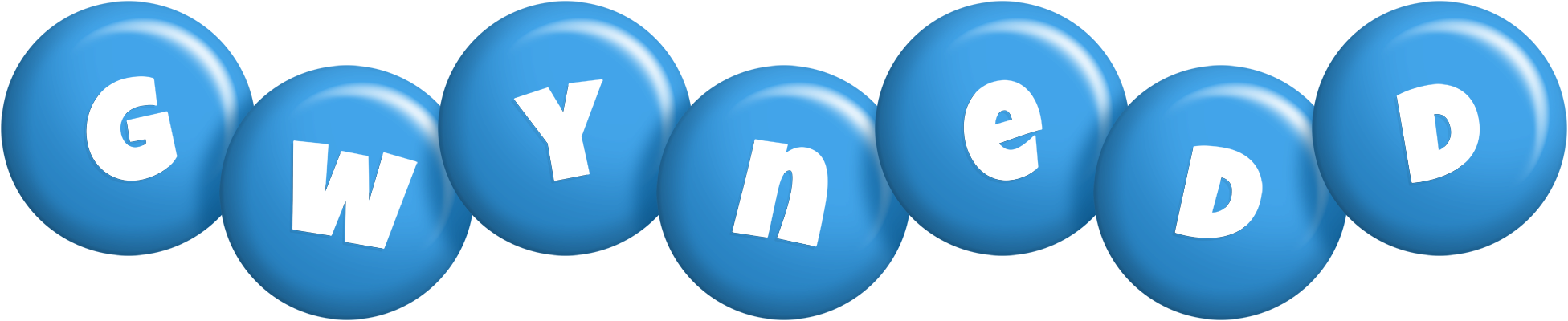 Gwynedd candy-blue logo
