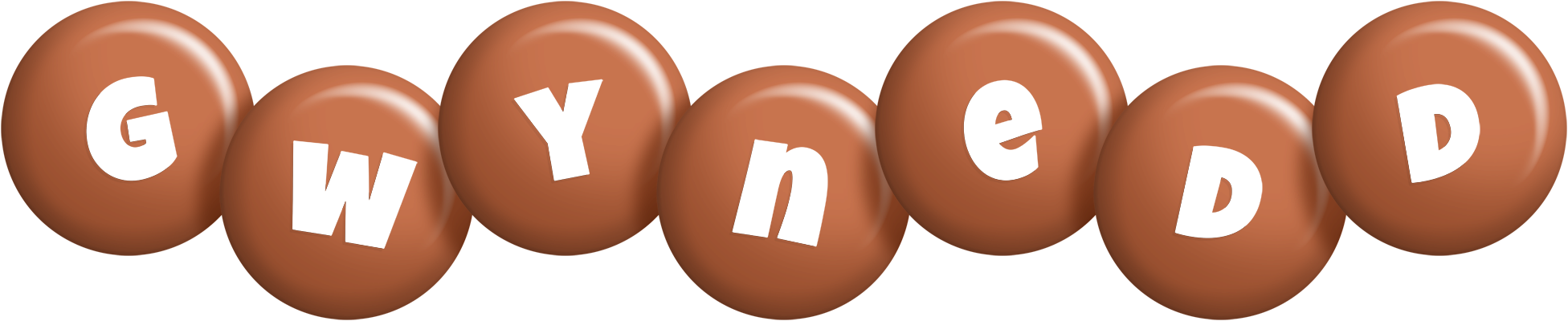 Gwynedd candy-brown logo