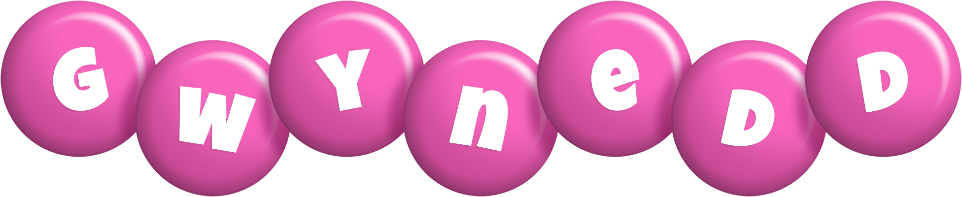 Gwynedd candy-pink logo