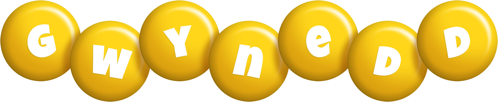 Gwynedd candy-yellow logo